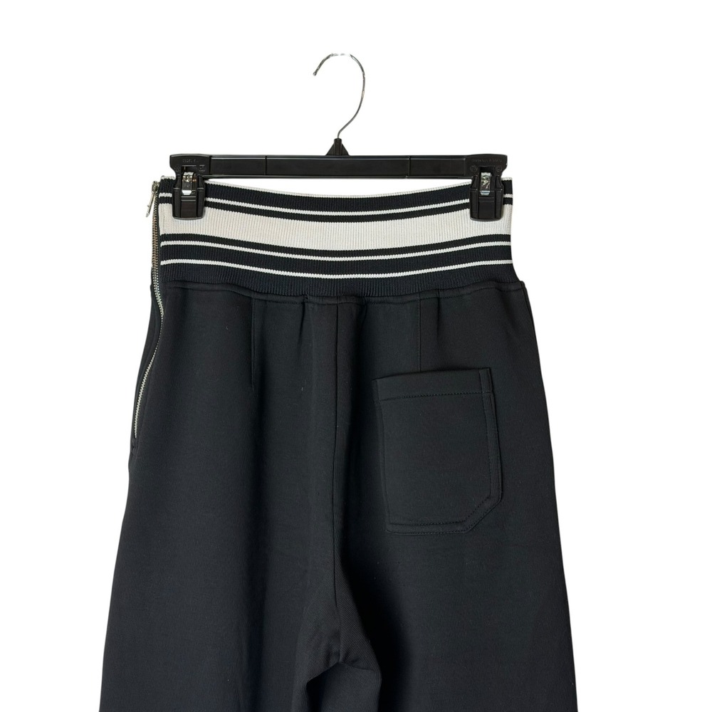 YLVIS.ZHEUNK Striped Waist Joggers Women Small Black Athleisure Streetwear - Picture 6 of 12